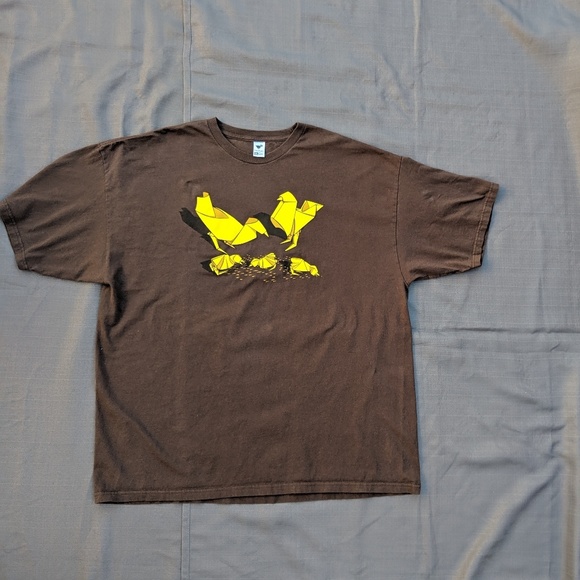 Paper Origami Chicks TeeFury XXL T Shirt - Picture 2 of 7